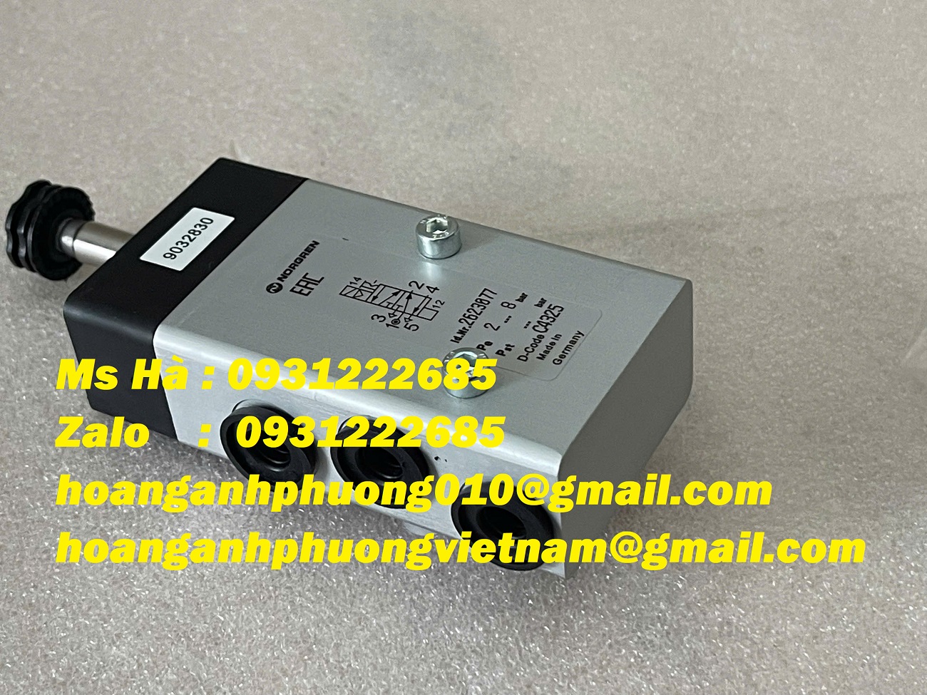 Van điện từ Norgren 2623077 điều khiển máy - Điện công nghiệp